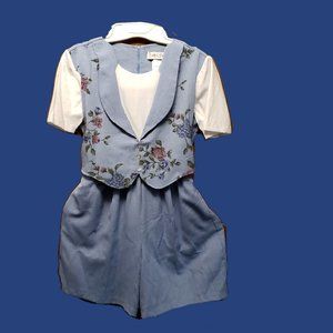 Miss Dorby Culotte-Split Skirt Dress